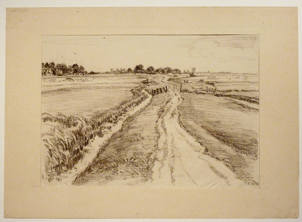 weggetje met slootje